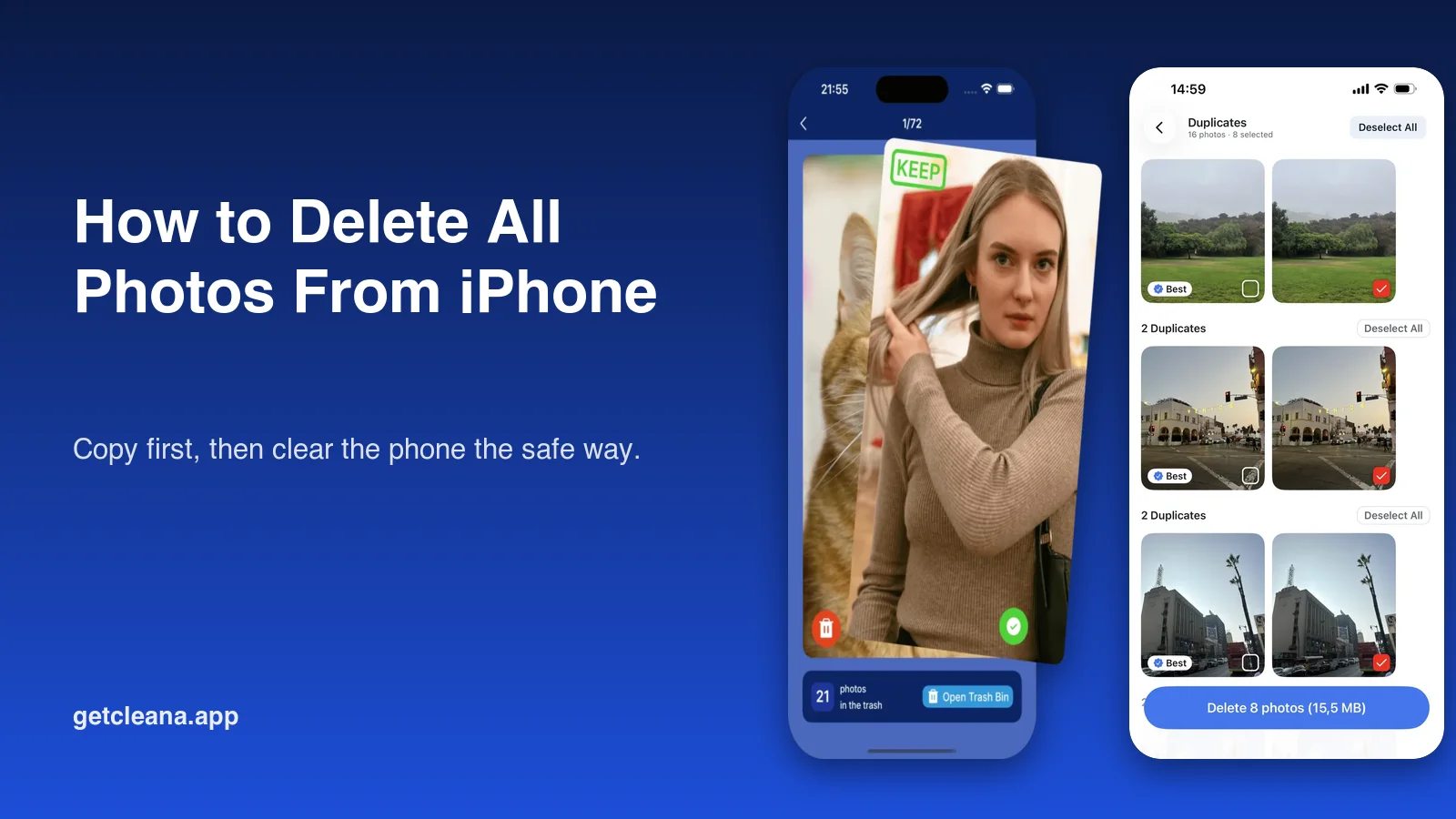 How to delete all photos from iPhone without losing the ones you want to keep