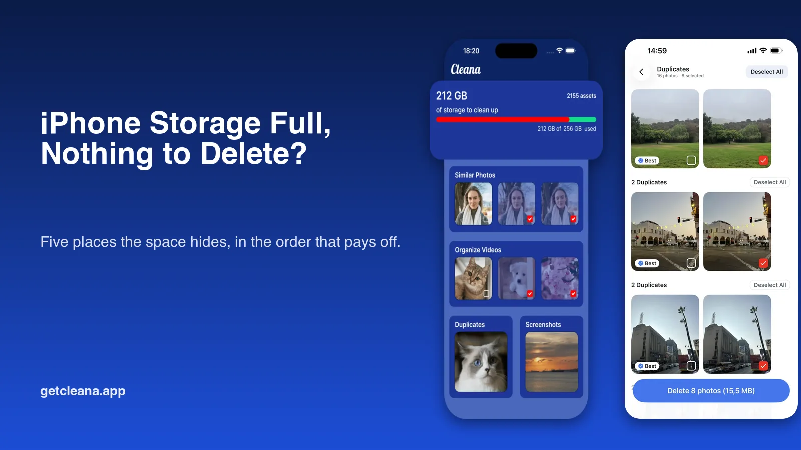iPhone storage full with nothing obvious left to delete: where the space actually went